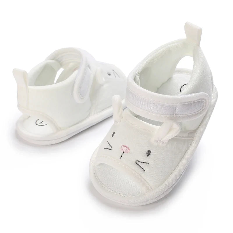 VALEN SINA 0-18M Newborn Baby Girls Summer Shoes Sandals First Walkers Newborn Shoes Casual Soft Sole Sandals Toddler Shoes (Available)