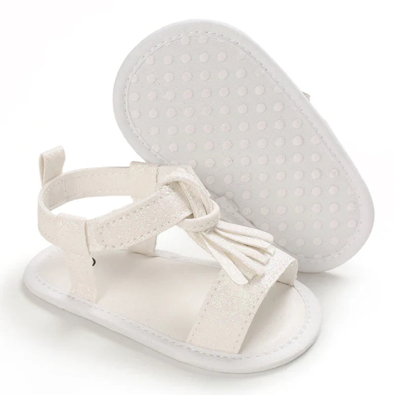 VALEN SINA 0-18M Newborn Baby Girls Summer Shoes Sandals First Walkers Newborn Shoes Casual Soft Sole Sandals Toddler Shoes (Available)