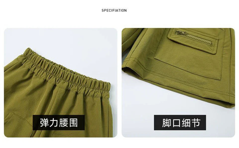 Boys Summer Clothes Set Camouflage Short Sleeve T-shirt + Cargo Shorts 2PCS Kids Casual Streetwear Outfit Two-piece set