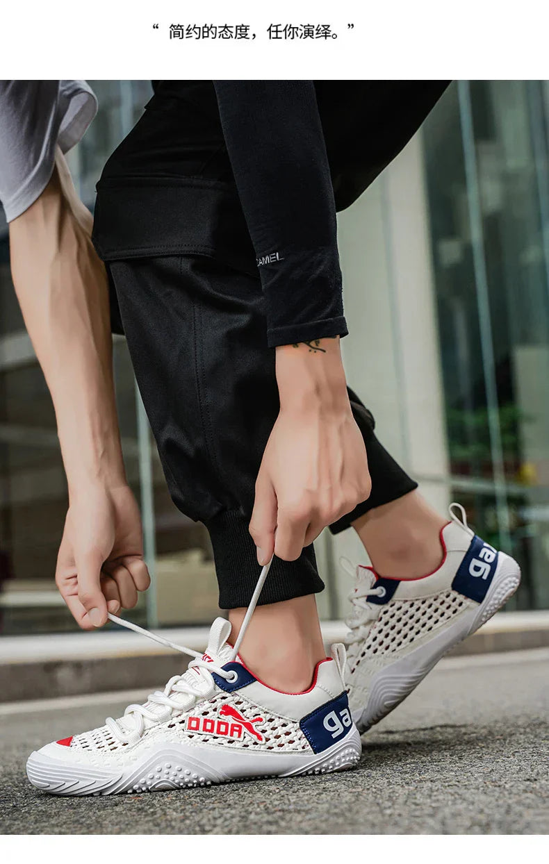 Shoes For Men Mesh Sneakers Summer Casual Breathable Sports Outdoor Hiking Tennis Running Designer Luxury Platform Loafers (Available)