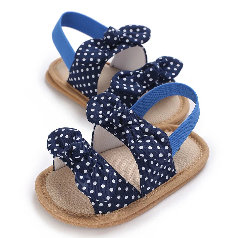 VALEN SINA 0-18M Newborn Baby Girls Summer Shoes Sandals First Walkers Newborn Shoes Casual Soft Sole Sandals Toddler Shoes (Available)
