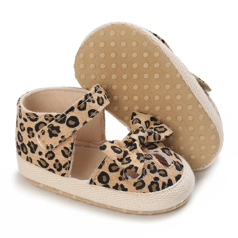 VALEN SINA 0-18M Newborn Baby Girls Summer Shoes Sandals First Walkers Newborn Shoes Casual Soft Sole Sandals Toddler Shoes (Available)
