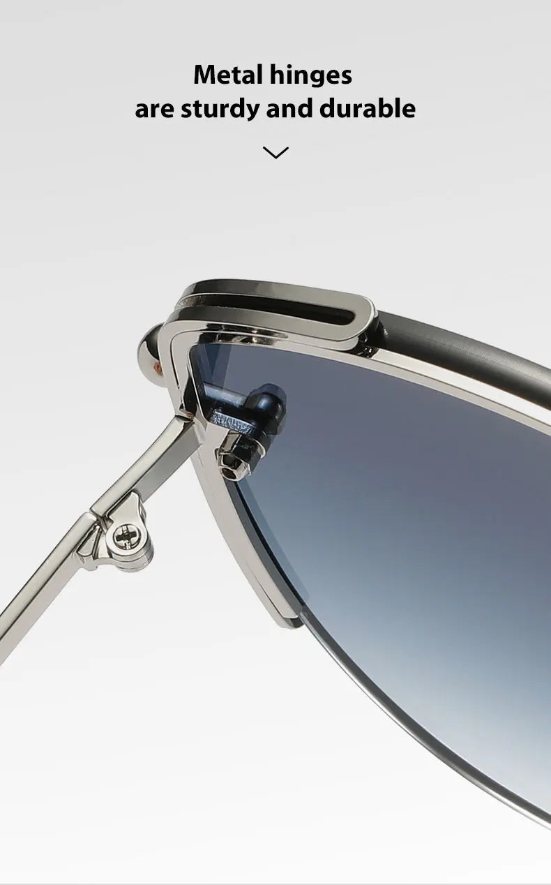 New metal nylon sunglasses fashion street shot versatile sun protection sunglasses driving glasses for driving a car