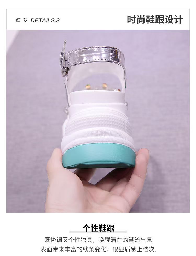 New Summer Single-Strap Height-Enhancing Sports Roman Shoes