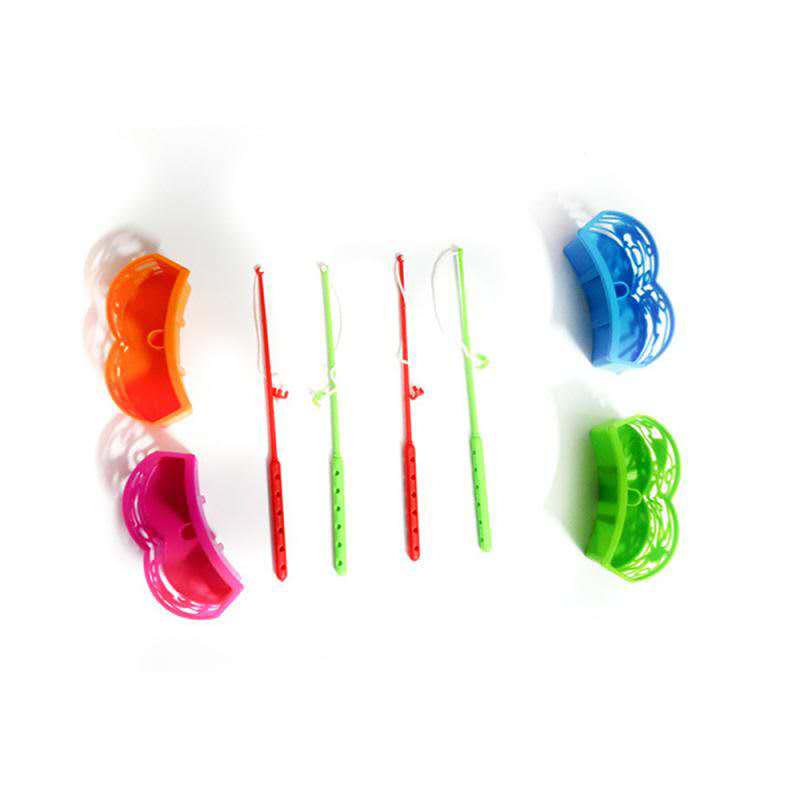 45 Pcs 5 Player Fishing Game Rotating Magnetic Fishing Toys
