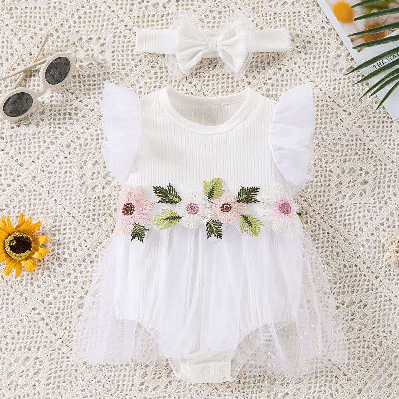 Summer European and American style small flying sleeves dress