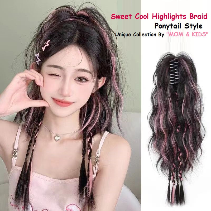 Hair extension Hairpiece Clip In Claw Ponytail for women  (Available)