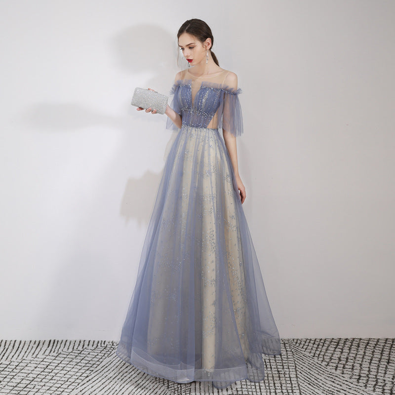 Dinner Party Annual Meeting Host Dress Long Party Dress Small Dress