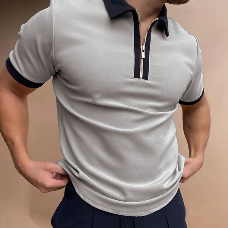 Men's Polo Shirt Men Solid Polo Shirts Brand Men Short-Sleeved Shirt Summer Shirt Man Clothing   (Available)