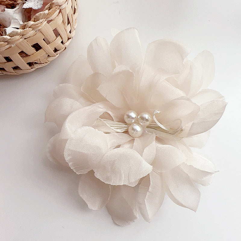 Pearl Flower Children's Side Clip Hair Accessories (Available)