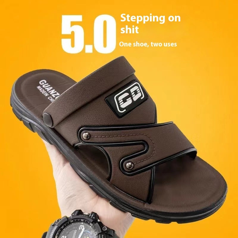 Summer Men's Platform Non-slip Beach Sandals (Available)