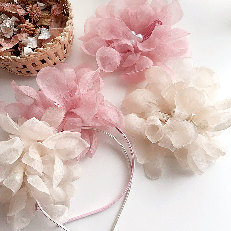 Pearl Flower Children's Side Clip Hair Accessories (Available)