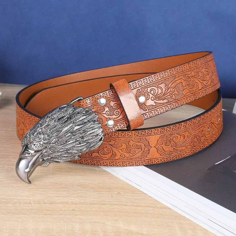 Belt Cow Head Buckle Men (Available)