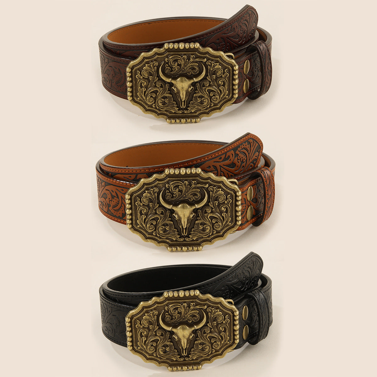 Fashion Personality Western Denim Style Belt (Available)