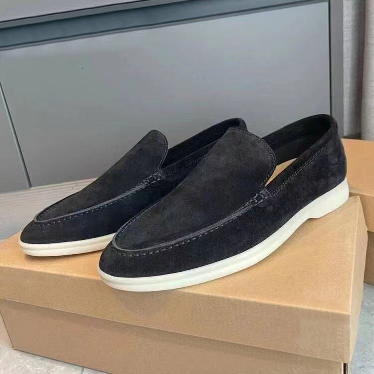 Men's Loafers Summer Casual Frost Flat Shoes Slip-on Driving Shoes