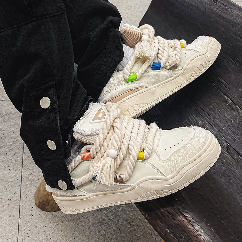 Fashion Hong Kong Style Retro Minority Men's Shoes - Mom & Kids