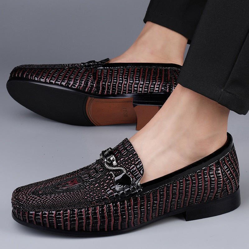 Gommino Men's First Layer Cowhide Soft Bottom Leather Shoes - Mom & Kids