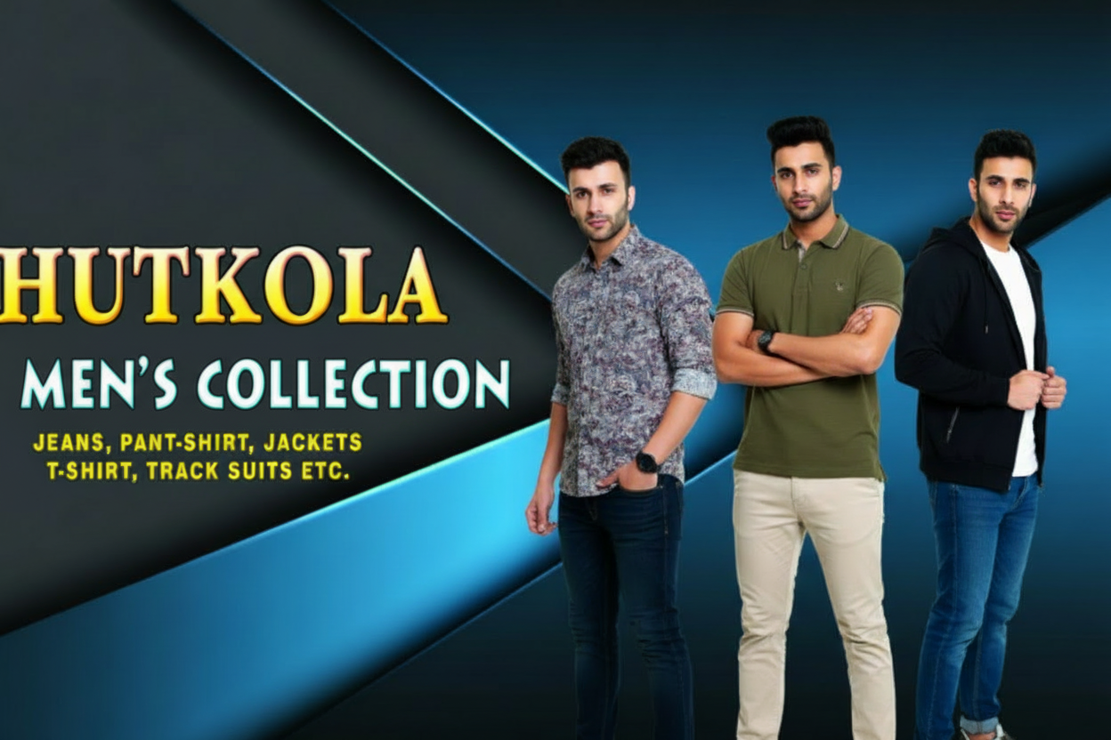 Hutkhola Men's Collection Banner