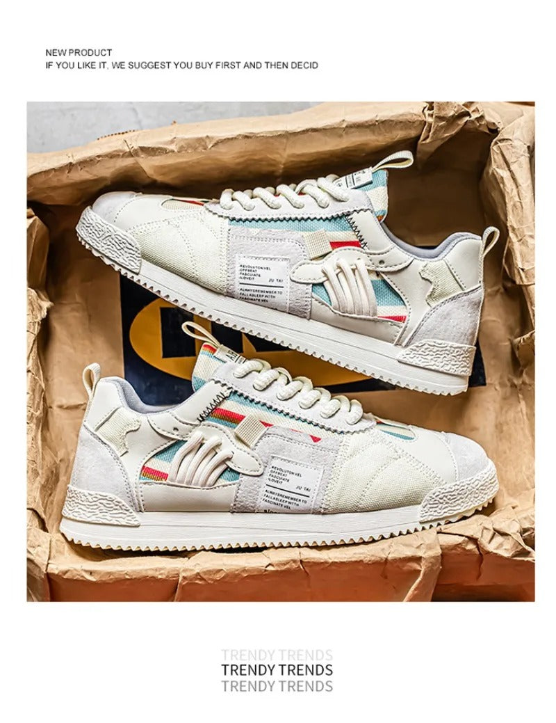 High Quality Men's Shoes Casual Sports Board Shoes for Men Running Lightweight Sneakers with Youthful Vitality Zapatos De Hombre