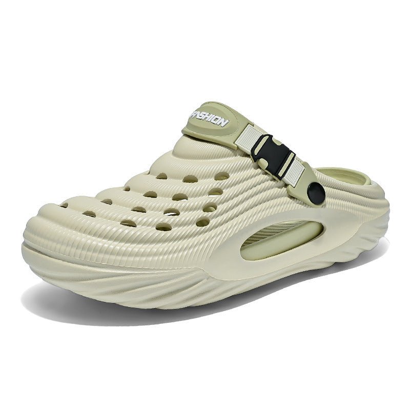 Men's Simple And Stylish Casual Platform Slippers - Mom & Kids