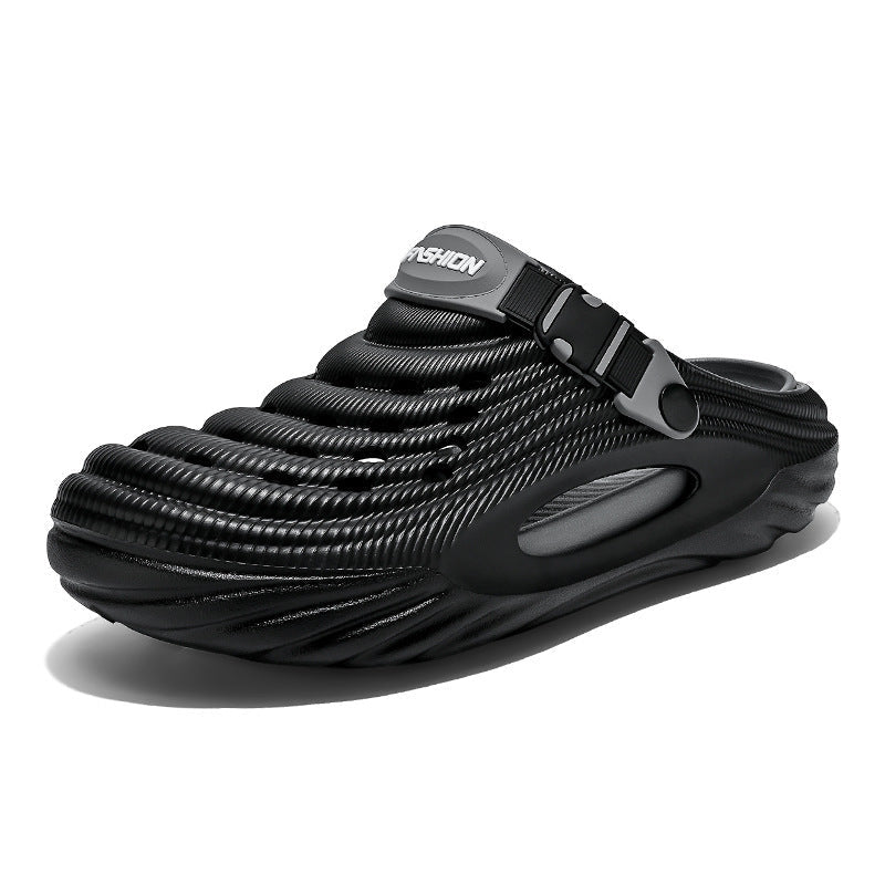 Men's Simple And Stylish Casual Platform Slippers - Mom & Kids