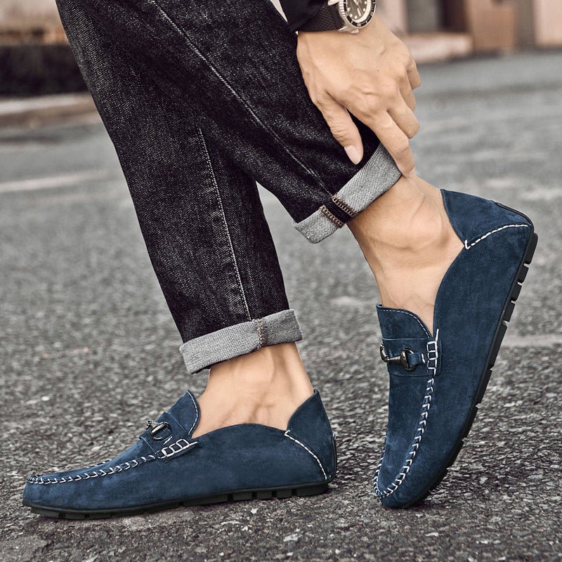 Men's Suede Leather Breathable Casual Shoes - Mom & Kids