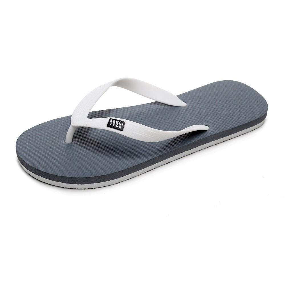 Men's Trendy Rubber Non-slip Fashion Flip-flop Beach Slippers - Mom & Kids