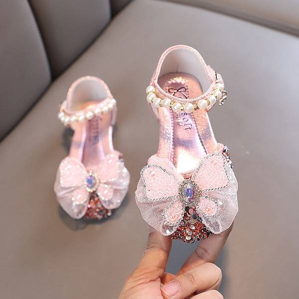 Girls Baby Princess Single Shoes Leather Shoes Dance Performance Shoes