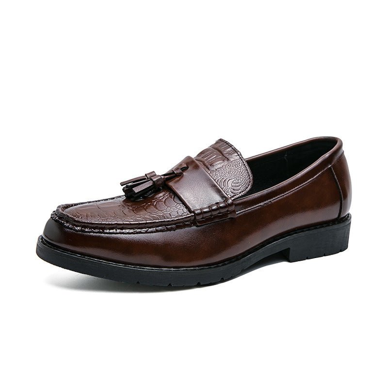 Personalized Tassel Pointed Toe New Fashion Leather Casual Shoes - Mom & Kids