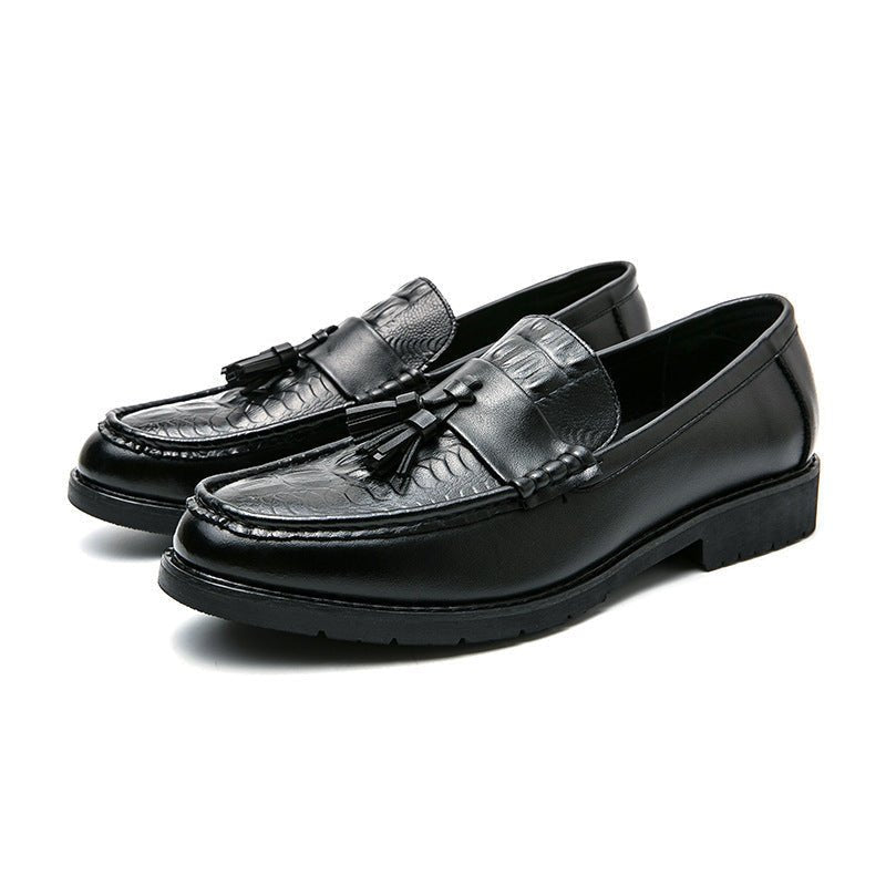 Personalized Tassel Pointed Toe New Fashion Leather Casual Shoes - Mom & Kids