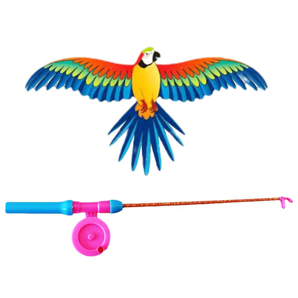 Dynamic Kite With Fishing Rod