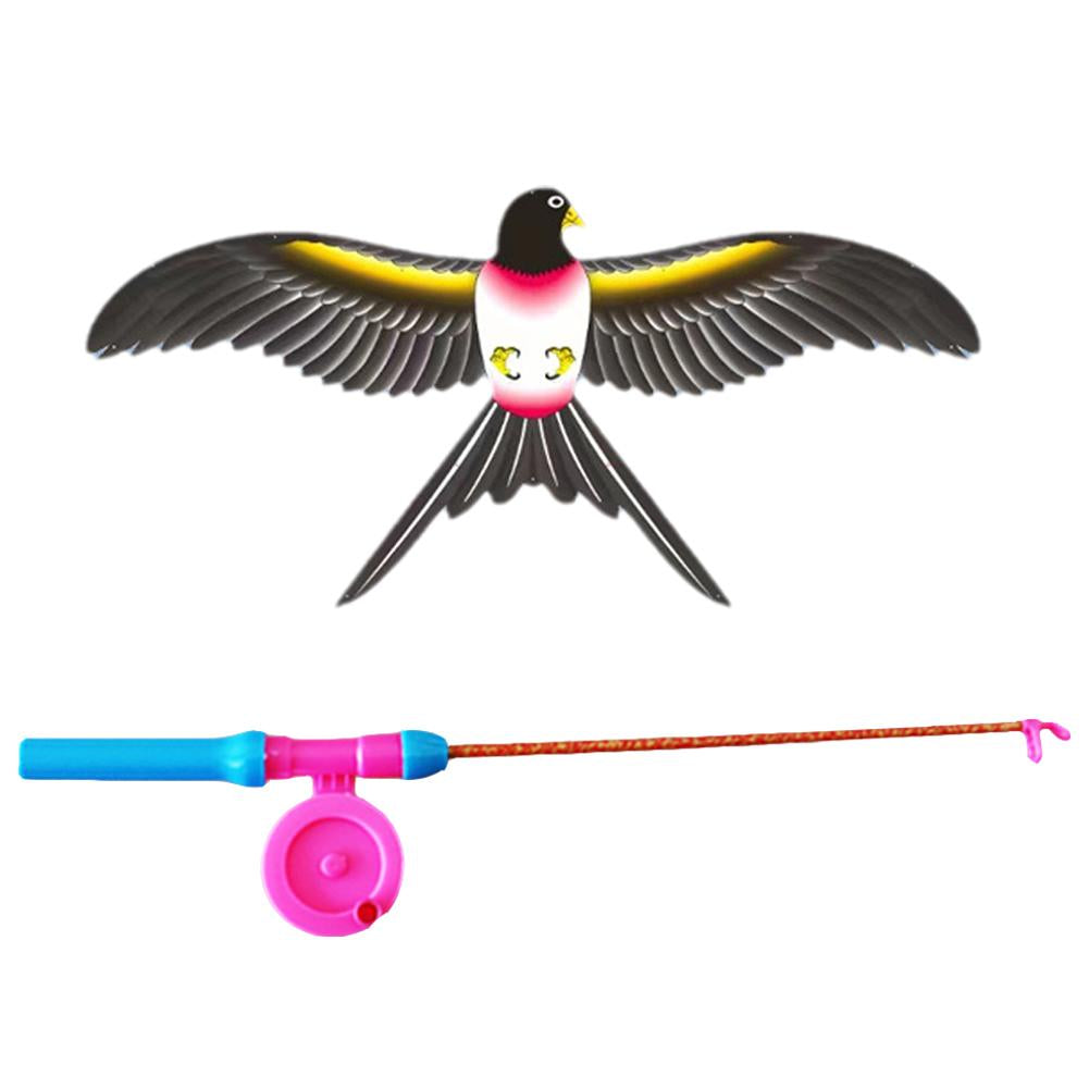Dynamic Kite With Fishing Rod