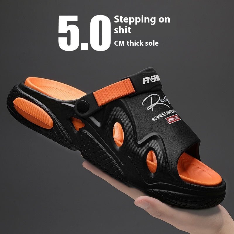 Slippers Men's Summer Outdoor Slip-on Sandals - Mom & Kids