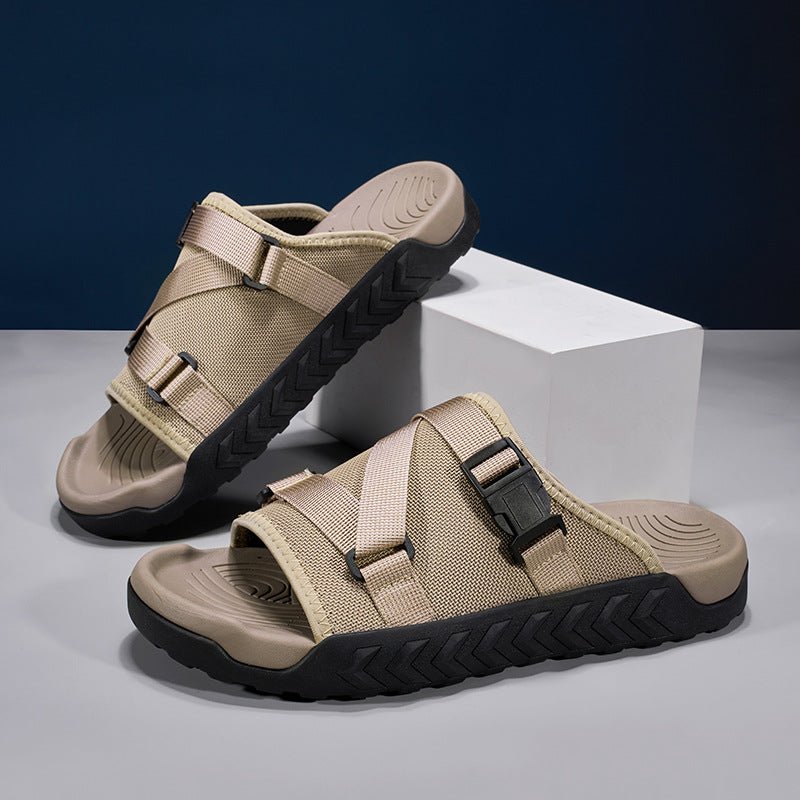 Slippers Men's Summer Outdoor Wear Casual Slippers - Mom & Kids
