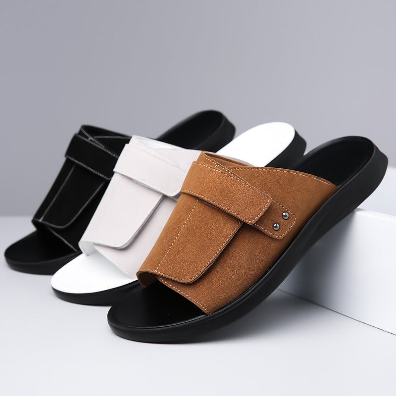 Summer Fashion All-matching Lightweight Youth Men's Slippers - Mom & Kids