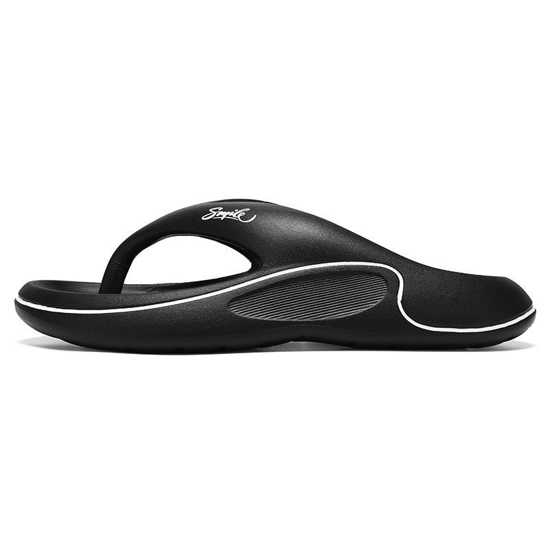 Thick Bottom Wear-resistant Cool Beach Soft Bottom High-end Men's Slippers - Mom & Kids