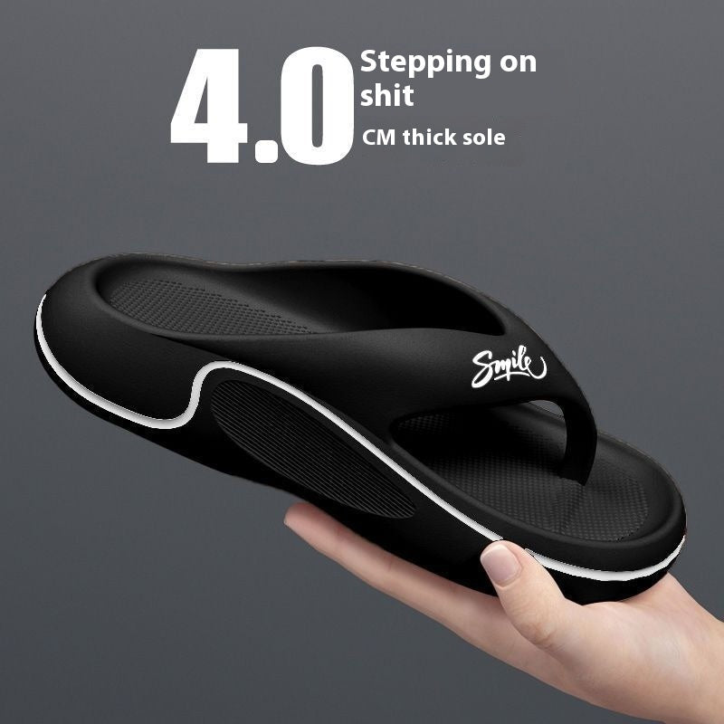 Thick Bottom Wear-resistant Cool Beach Soft Bottom High-end Men's Slippers - Mom & Kids